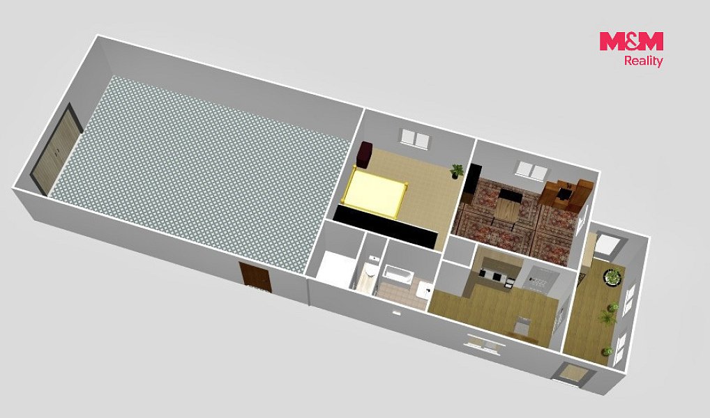 Prodej domu 65 m² s pozemkem 1 232 m², Kravsko – náhled fotky 14