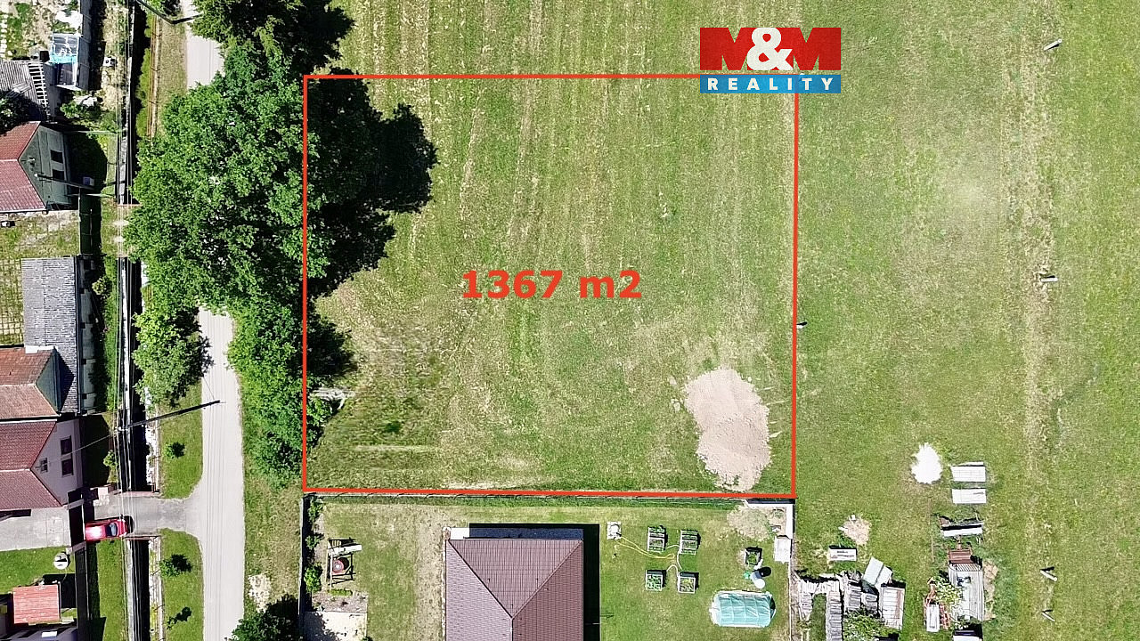 Prodej stavebního pozemku 1 367 m²