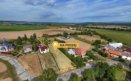 Prodej stavebního pozemku 1 824 m², Bílá Lhota - Řimice, okres Olomouc