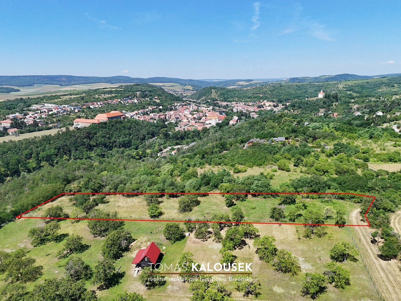 Prodej zahrady 4 478 m² – pohled 2