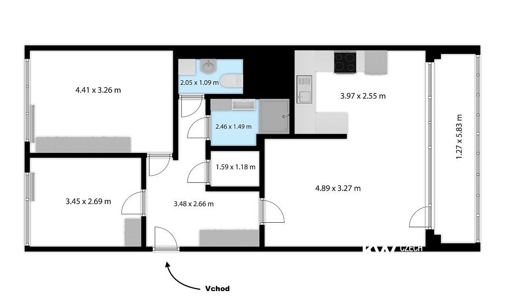 Prodej bytu 3+1 72 m², Teplice – náhled fotky 20