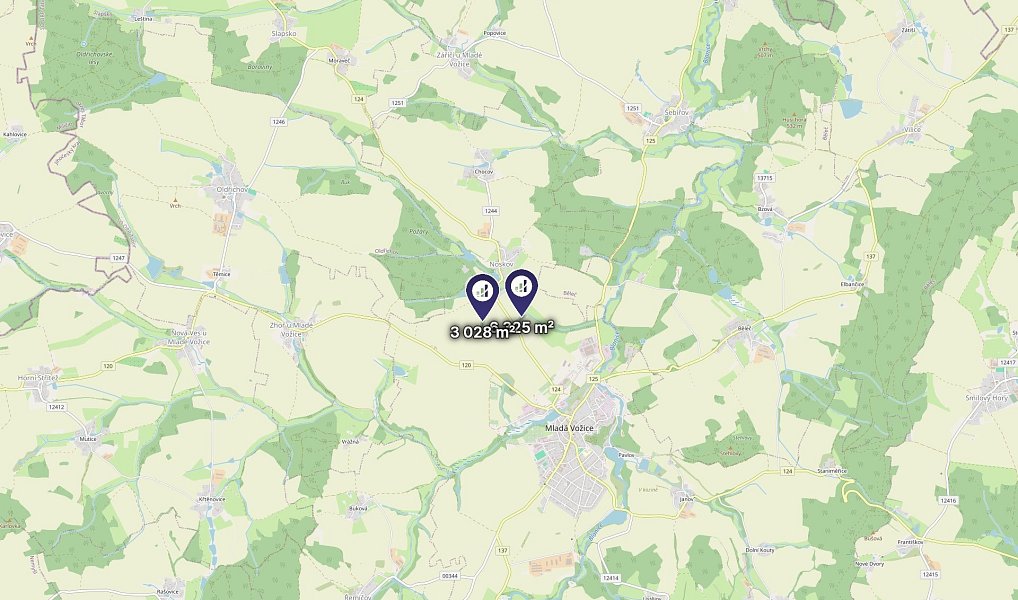 Prodej pole 935 m², Mladá Vožice – náhled fotky 4