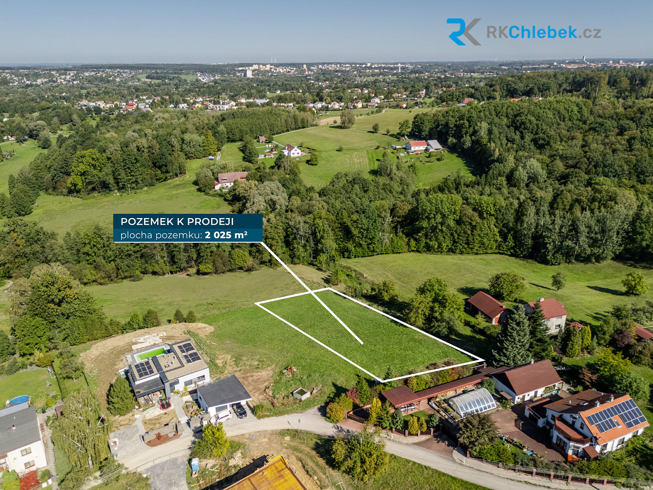 Prodej stavebního pozemku 2 025 m²