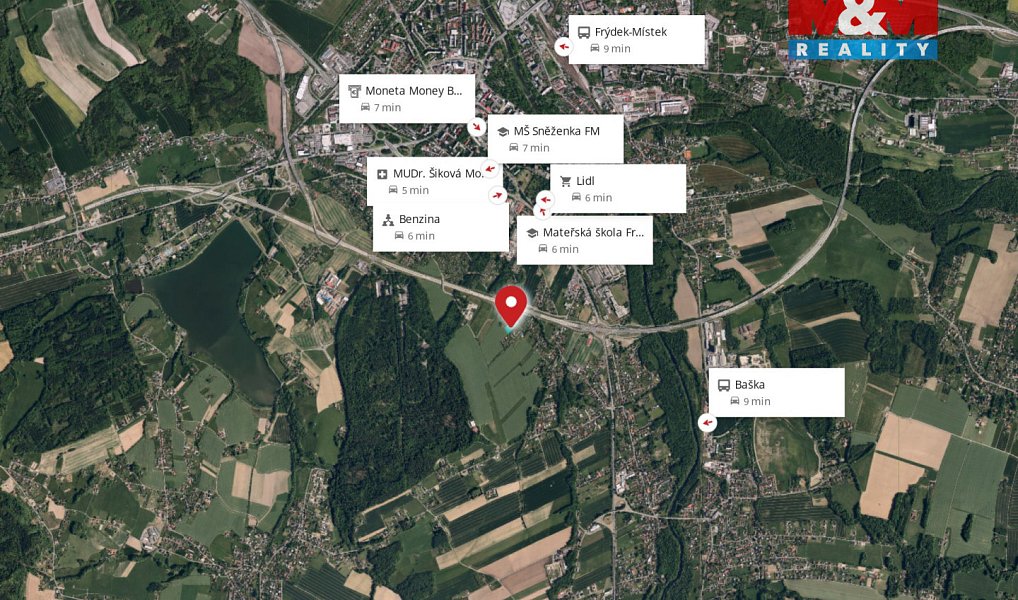 Prodej stavebního pozemku 6 574 m², Frýdek-Místek – náhled fotky 16