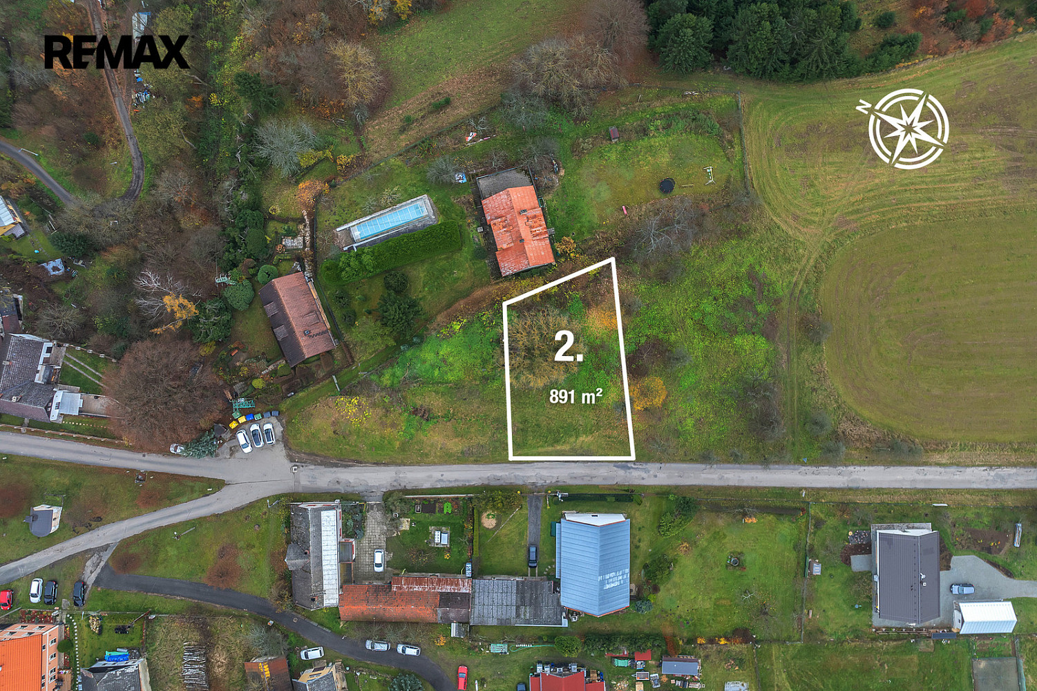Prodej stavebního pozemku 891 m²
