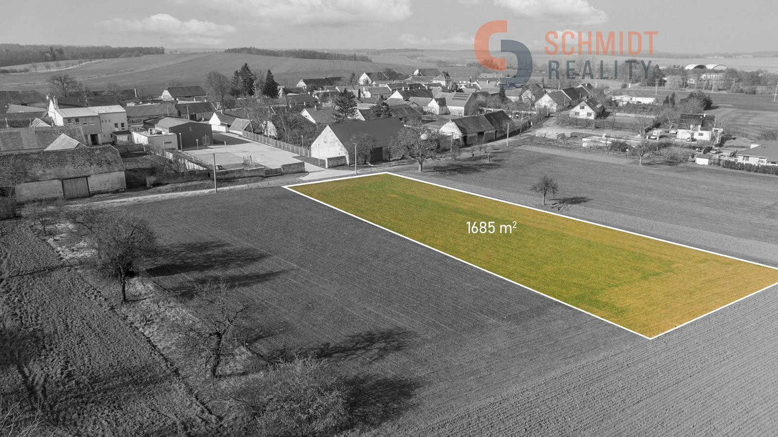 Prodej stavebního pozemku 1 685 m², Citonice