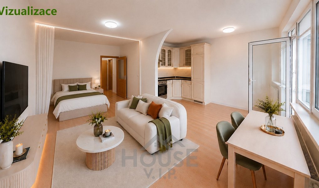 Prodej bytu 1+kk 34 m², Praha – fotka 1 z 21