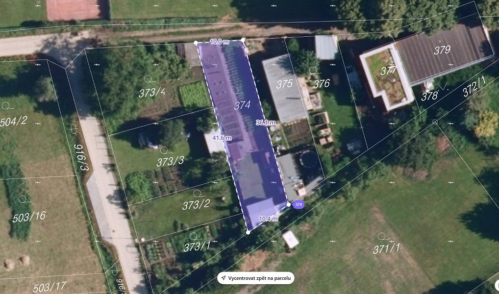 Prodej stavebního pozemku 377 m², Ostrovačice – náhled fotky 16