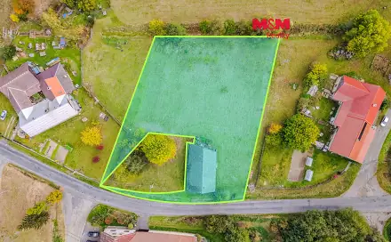 Prodej stavebního pozemku 3 703 m², Potštát - Lipná, okres Přerov