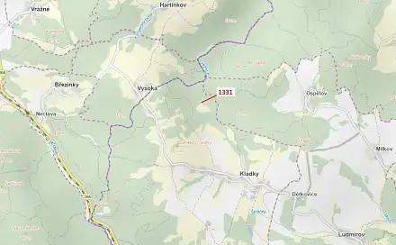 Dražba lesa 183 m², Kladky