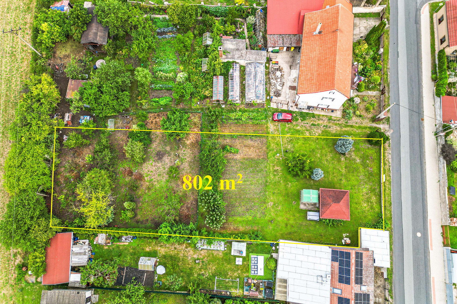 Prodej stavebního pozemku 802 m² – fotografie 5