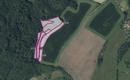 Prodej pole 28 333 m², Kostomlaty pod Milešovkou, okres Teplice