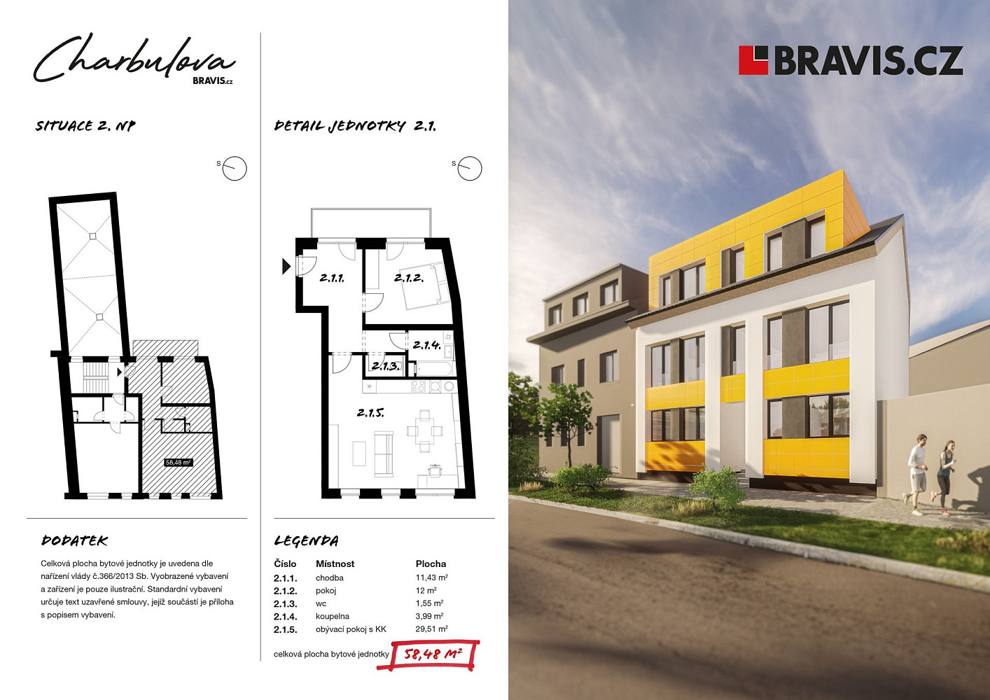 Prodej bytu 2+kk 65 m² – fotografie 4