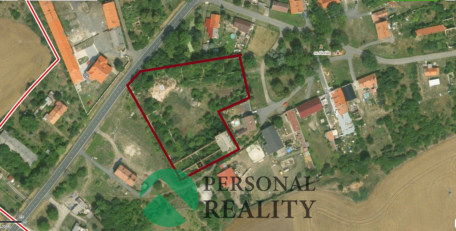 Prodej stavebního pozemku 8 775 m² – fotografie 3
