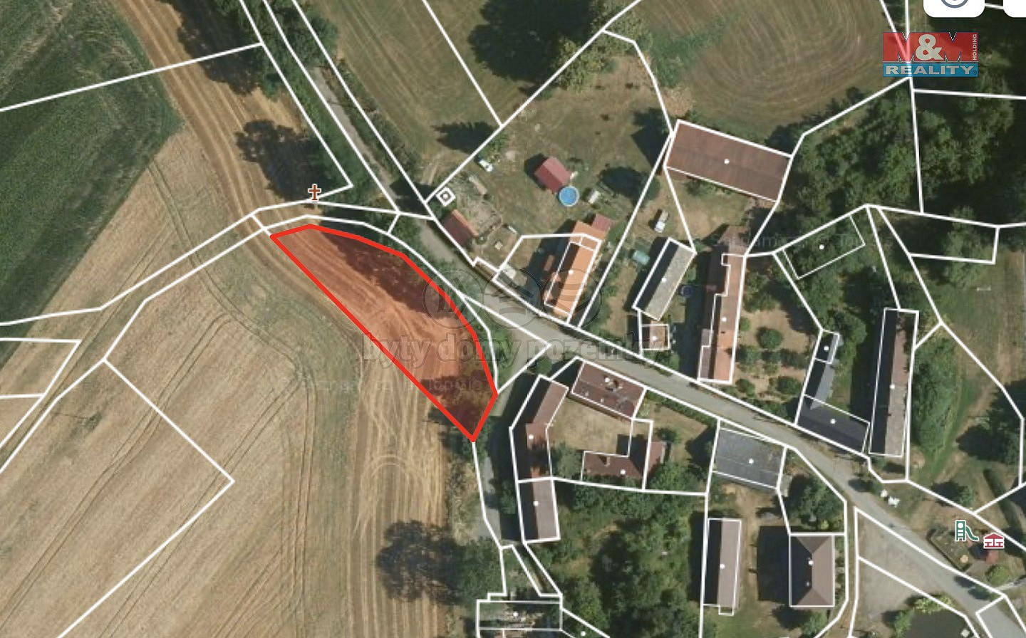 Prodej stavebního pozemku 1 158 m² – fotografie 2