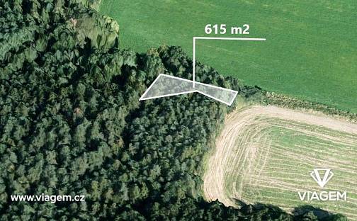 Prodej lesa 615 m², Hromnice, okres Plzeň-sever