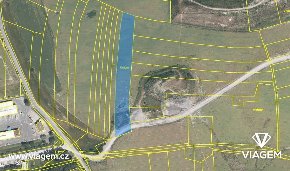 Prodej pole 1 848 m², Nehvizdy – náhled fotky 2