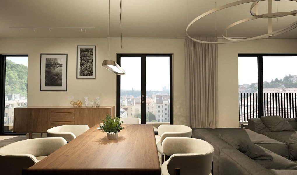Prodej bytu 5+kk, 204 m², Smíchov - Praha 5, Praha