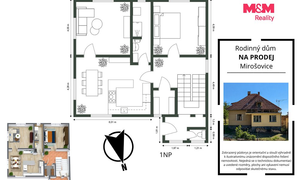 Prodej chaty/chalupy 210 m² s pozemkem 2 061 m², Rataje nad Sázavou – náhled fotky 8