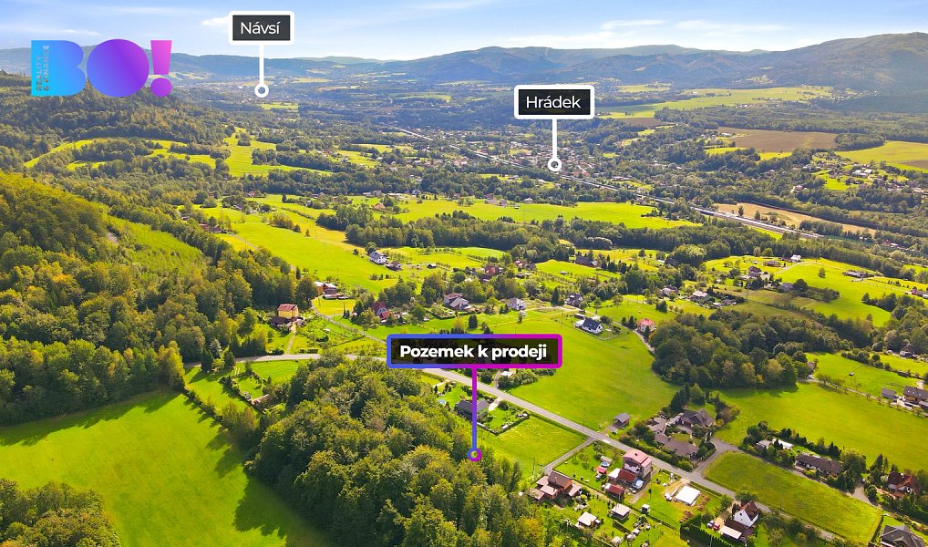 Prodej stavebního pozemku 2 425 m², Bystřice – náhled fotky 5