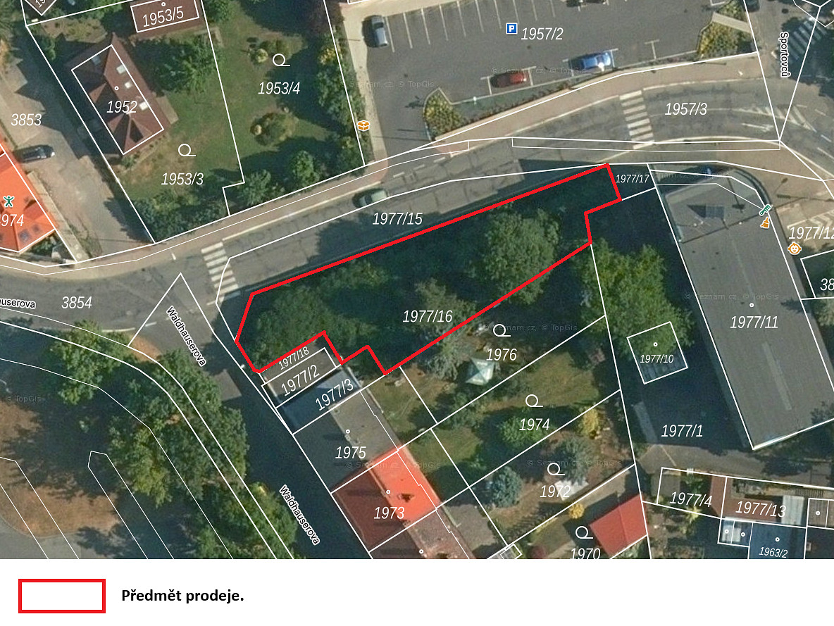 Prodej komerčního pozemku 620 m²