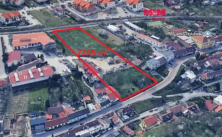 Prodej stavebního pozemku 7 245 m², Holubice, okres Vyškov