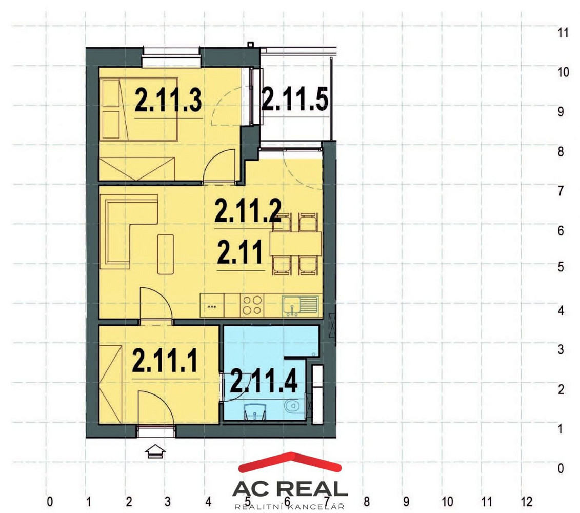 Prodej bytu 2+kk 46 m² – fotografie 2