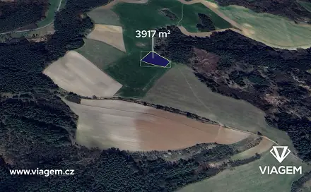 Prodej pole 326 m², Vranová, okres Blansko