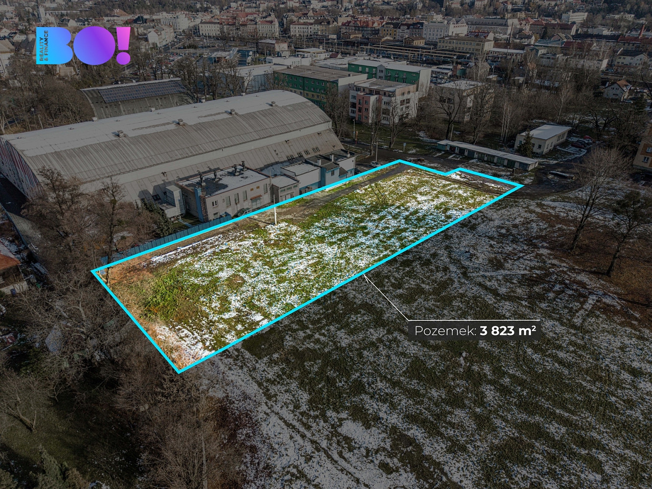 Prodej komerčního pozemku 3 823 m²