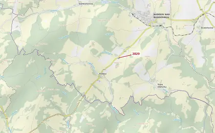 Dražba lesa 7 776 m², Budišov nad Budišovkou