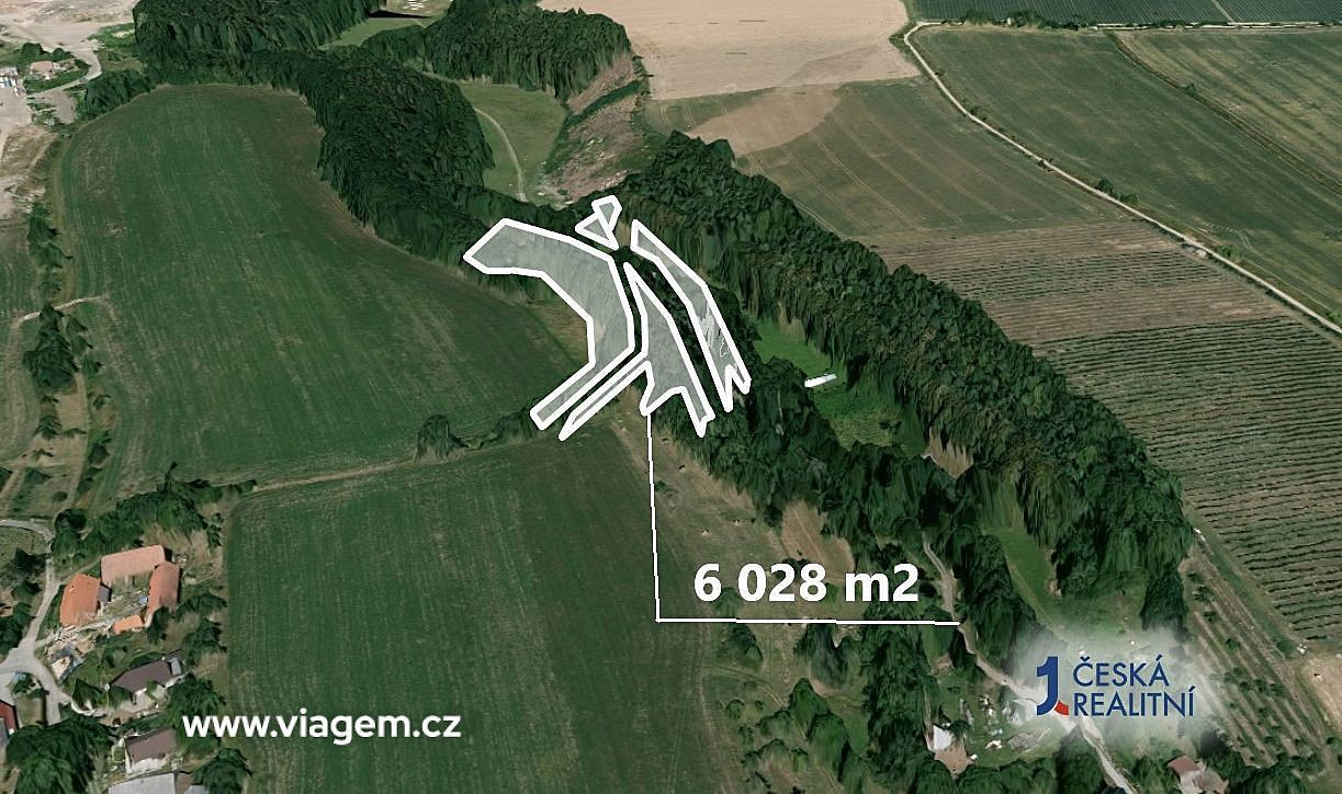 Les 6 028 m², Podíl 10 % o výměře 586 m² – pohled 2