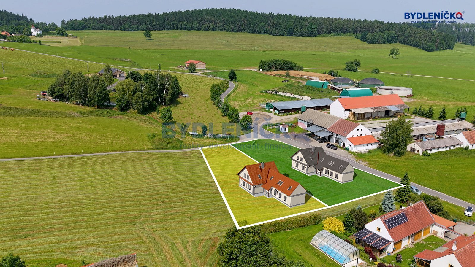 Prodej stavebního pozemku 1 587 m²