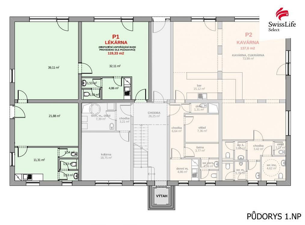 Prodej obchodních prostor 119 m² – fotografie 3