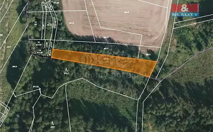 Prodej pole 2 234 m², Jistebnice, okres Tábor