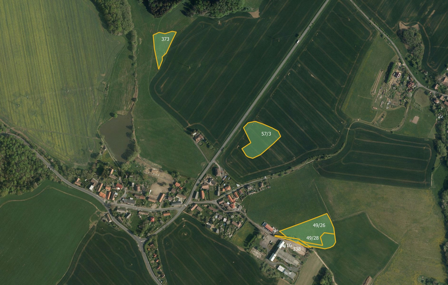Prodej louky 20 519 m²