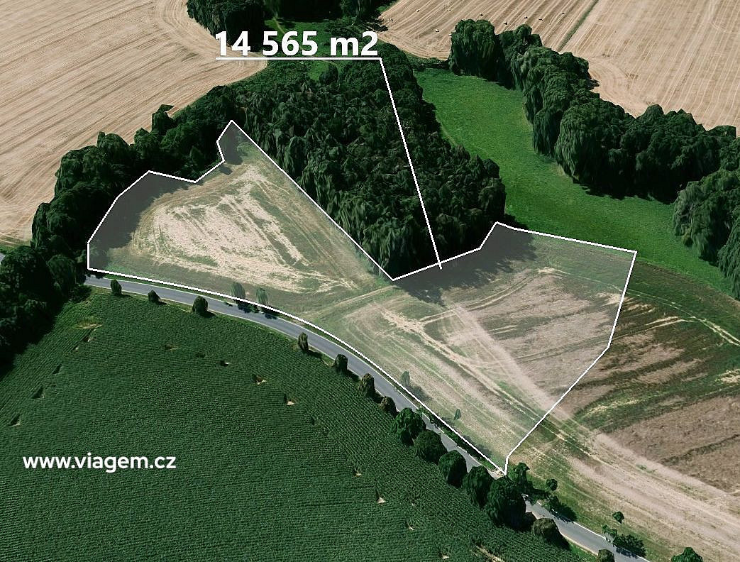 Pole 15 798 m², Podíl 50 % o výměře 8 516 m² – pohled 2