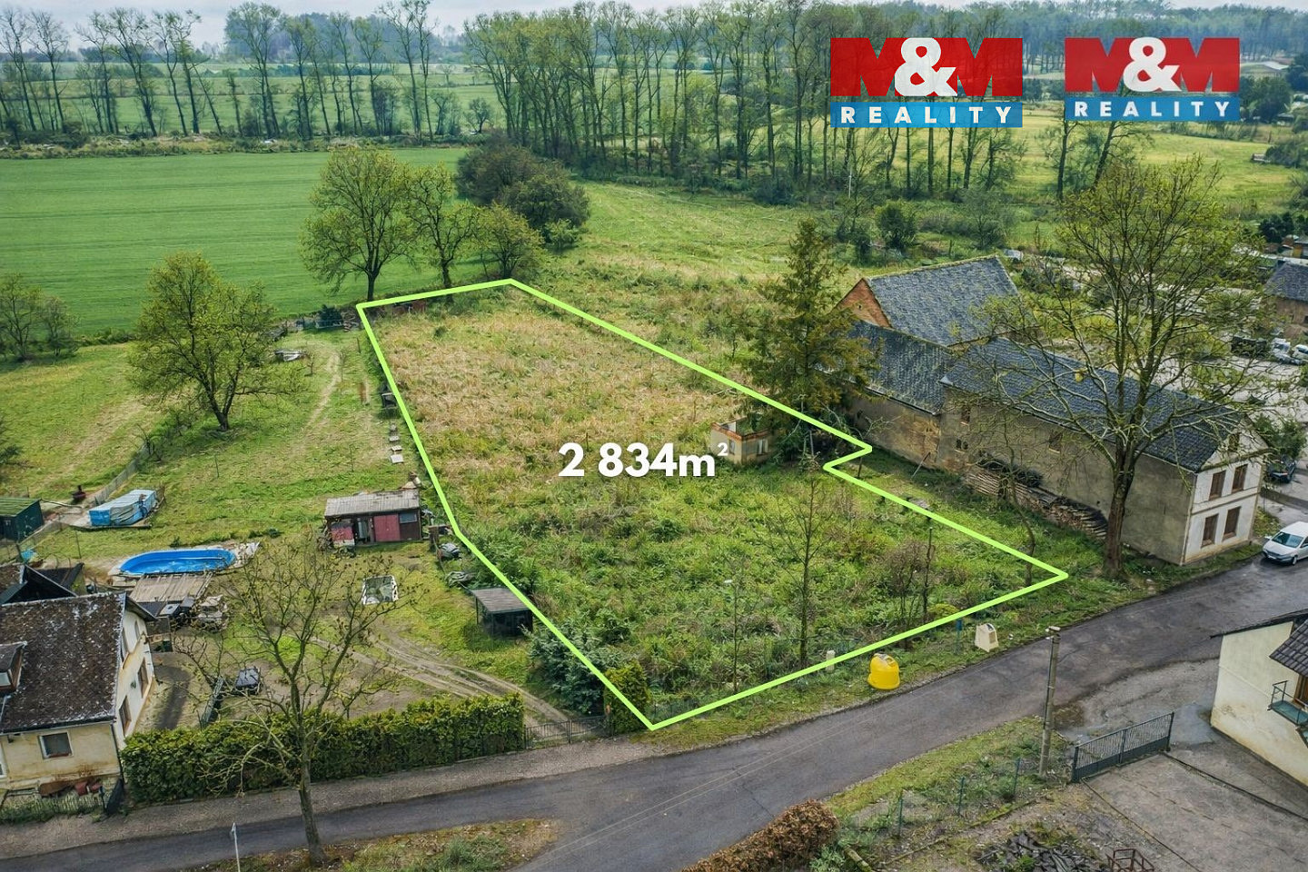 Prodej pozemku 2 834 m²