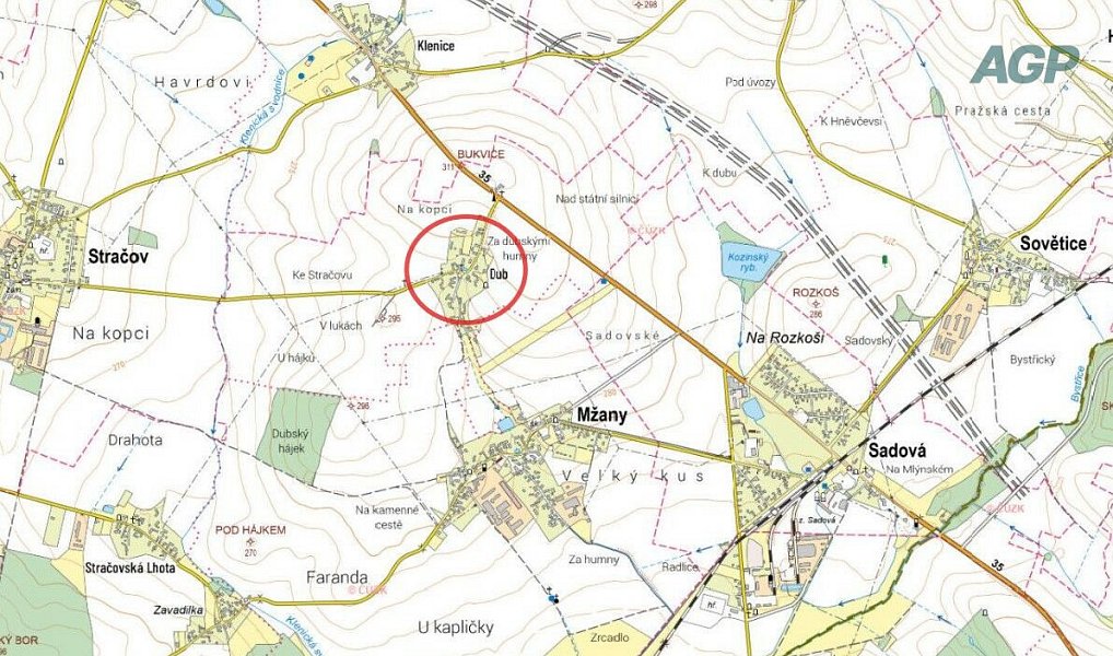 Prodej zahrady 291 m², Mžany – náhled fotky 4