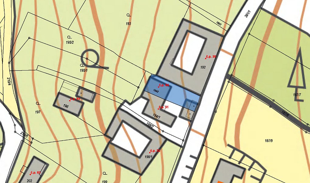 Prodej stavebního pozemku 180 m², Jeseník nad Odrou – náhled fotky 2