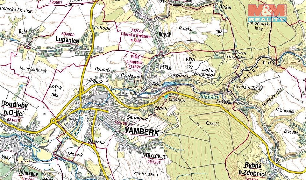 Prodej louky 2 459 m², Vamberk – náhled fotky 3