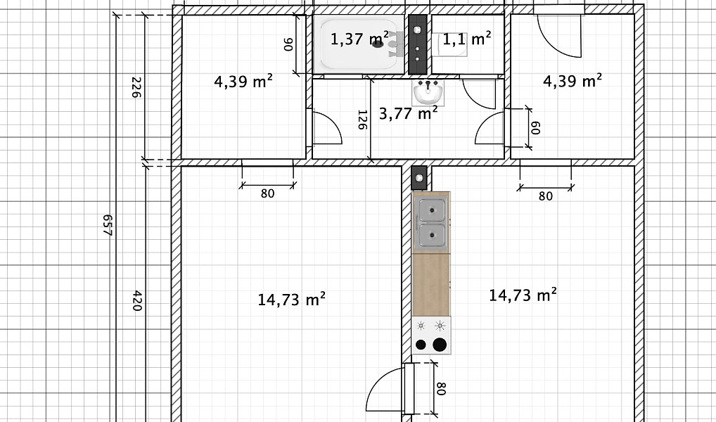 Pronájem bytu 2+kk 45 m², Ostrava – náhled fotky 7