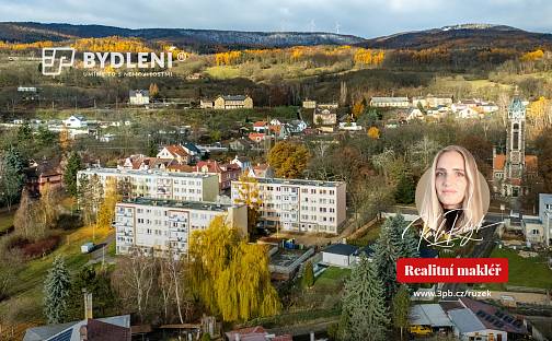 Prodej bytu 1+1 27 m², Rybniční, Hrob, okres Teplice