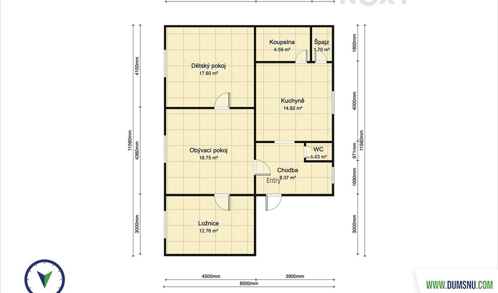 Prodej bytu 3+1 80 m², Moravská Třebová – náhled fotky 19