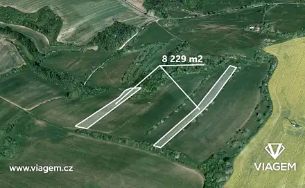 Prodej pole 822 m², Zdounky, okres Kroměříž