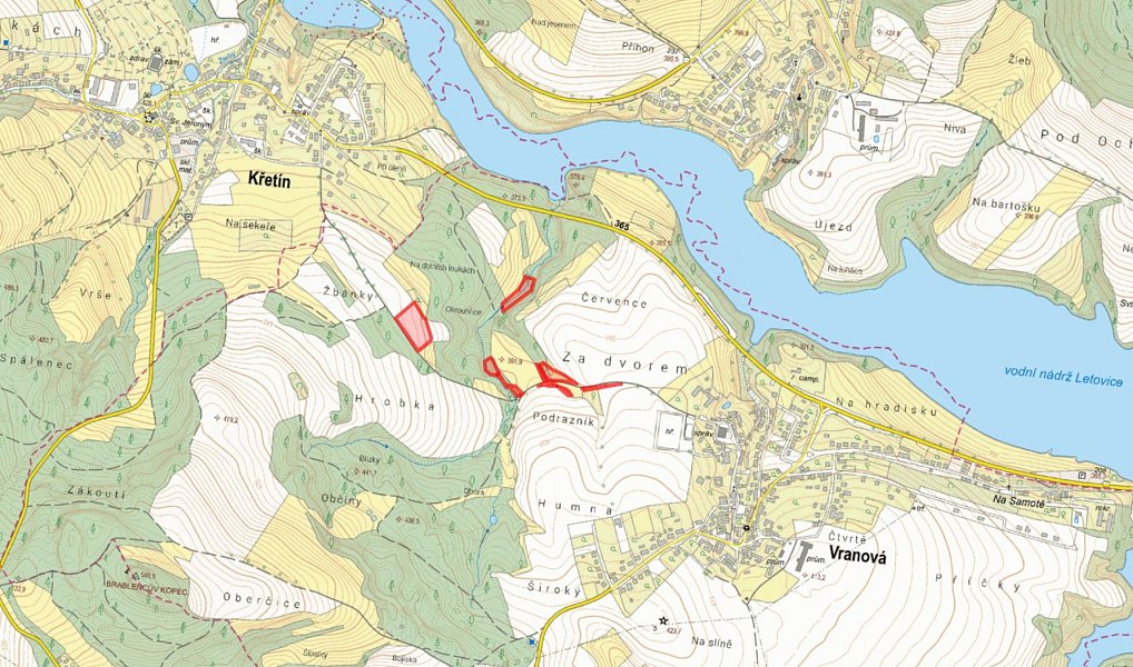Prodej pole 14 672 m², Vranová – náhled fotky 2