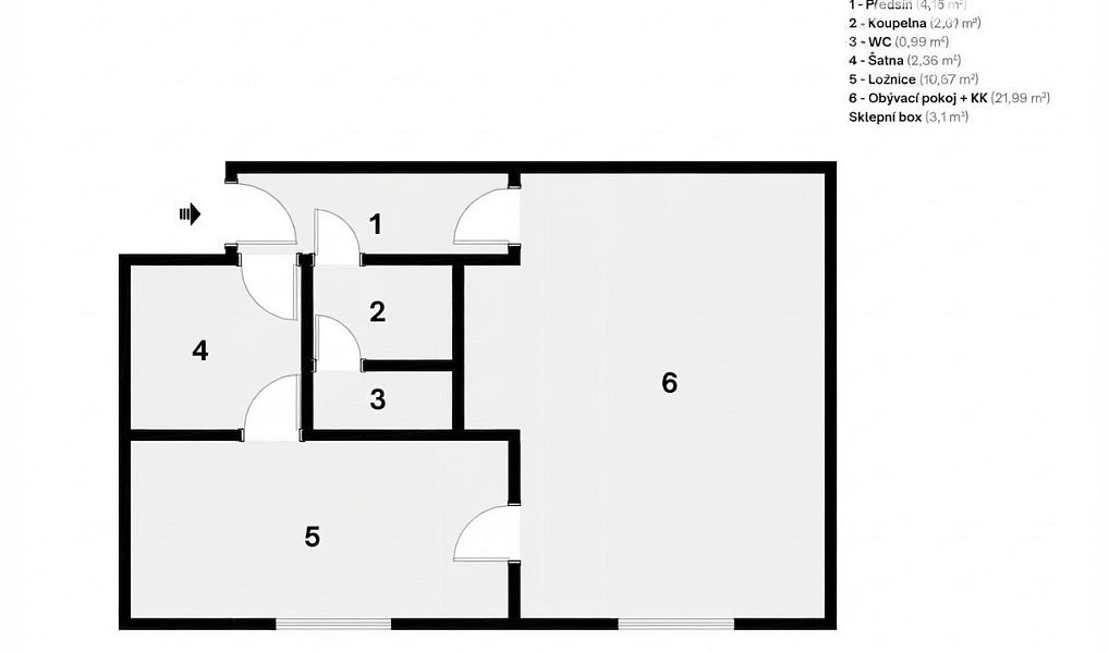 Prodej bytu 2+kk 42 m², Frýdek-Místek – náhled fotky 7