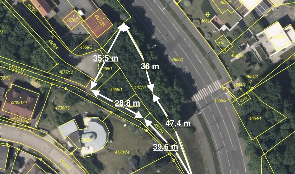 Prodej stavebního pozemku 959 m², Teplice – náhled fotky 4