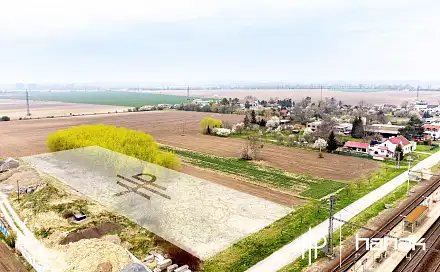 Prodej komerčního pozemku 5 439 m², Grygov, okres Olomouc