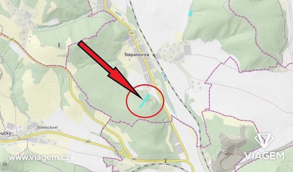 Prodej lesa 6 135 m², Štěpánovice – náhled fotky 4
