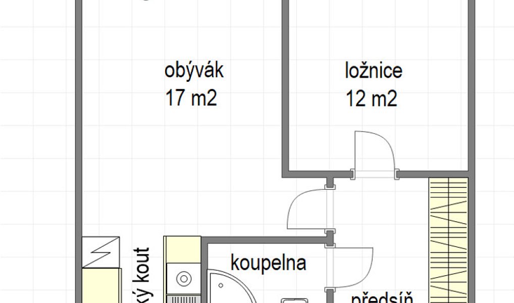 Prodej bytu 2+kk 43 m², Praha – náhled fotky 10